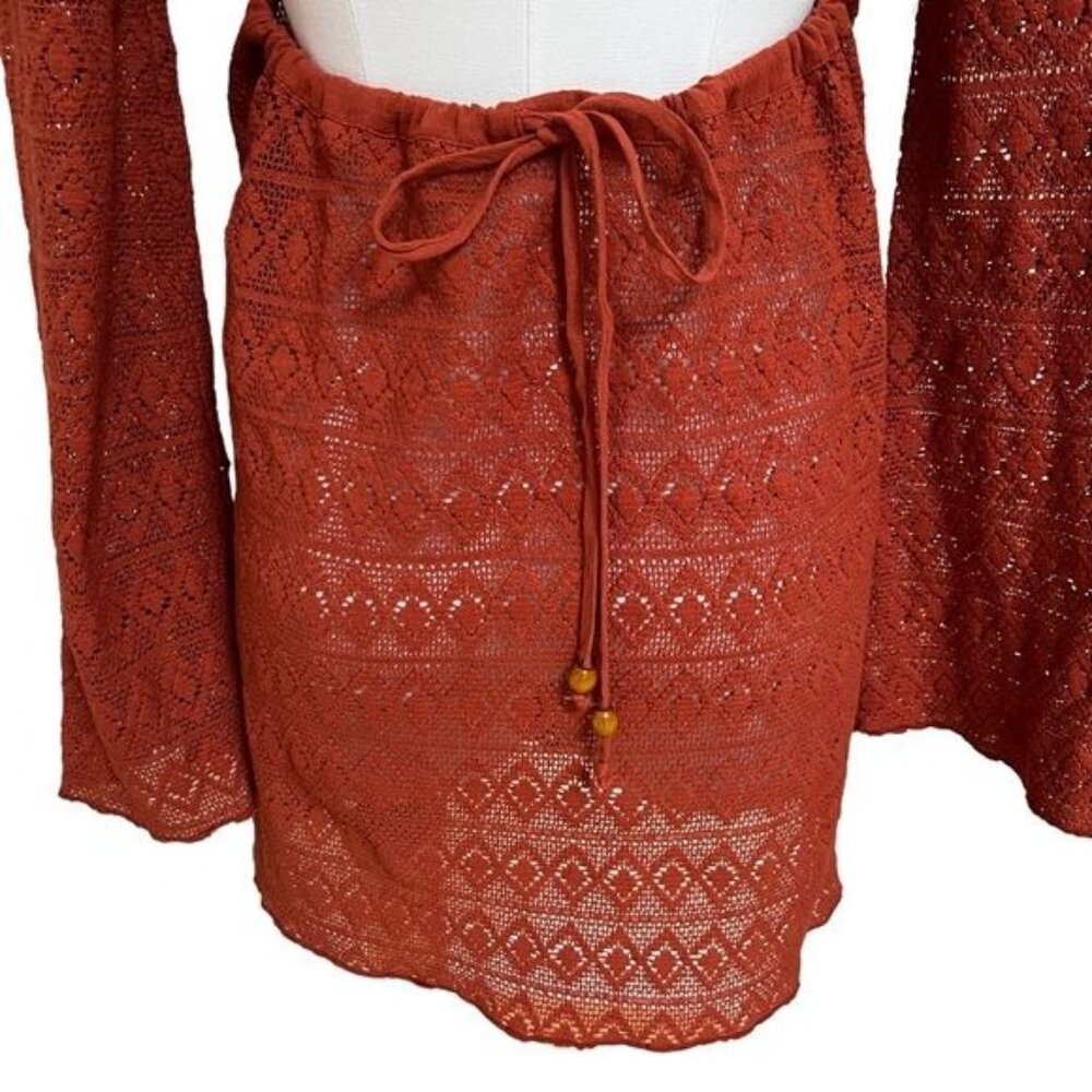 Free People Sea Through Mini by Endless Summer in Rooibos Tea, Size Small NWT - Picture 10 of 13